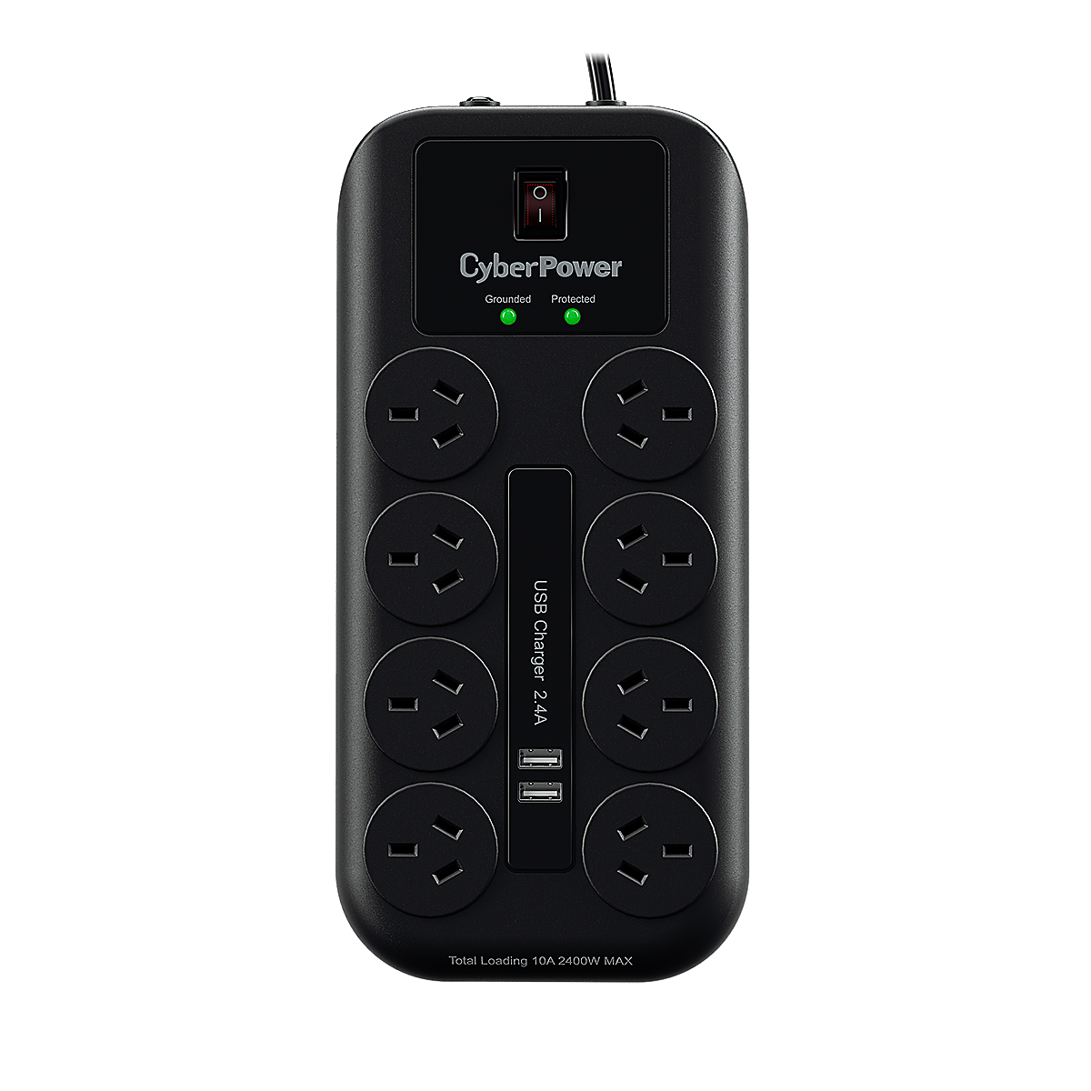 CyberPower Systems 8 Port Surge Protector Powerboard