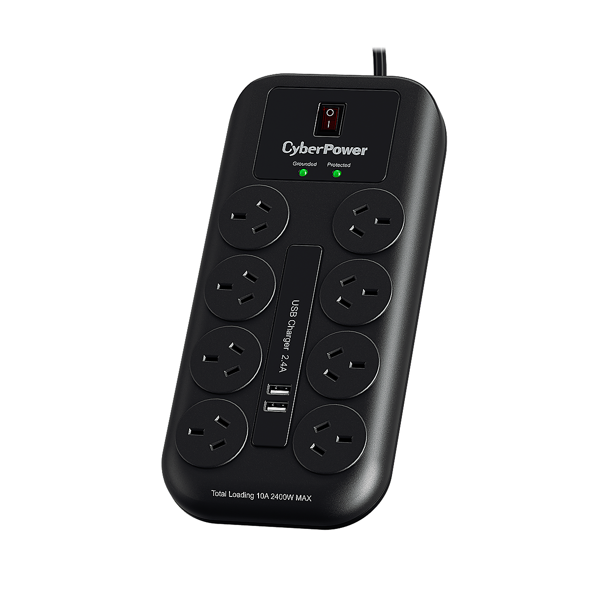 CyberPower Systems 8 Port Surge Protector Powerboard