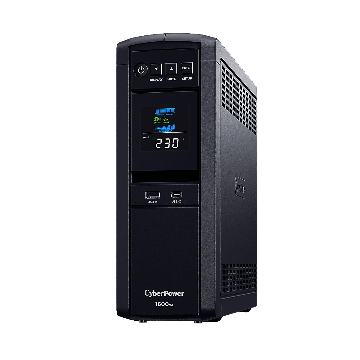 CyberPower Systems PFC Sinewave 1600VA Tower UPS with LCD