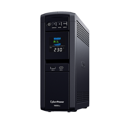 CyberPower Systems PFC Sinewave 1600VA Tower UPS with LCD