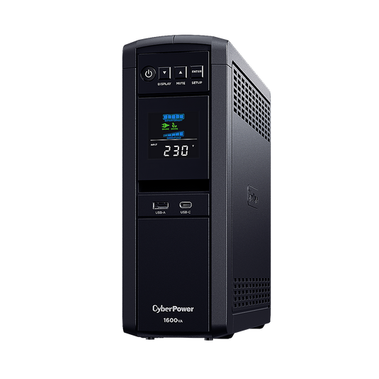 CyberPower Systems PFC Sinewave 1600VA Tower UPS with LCD