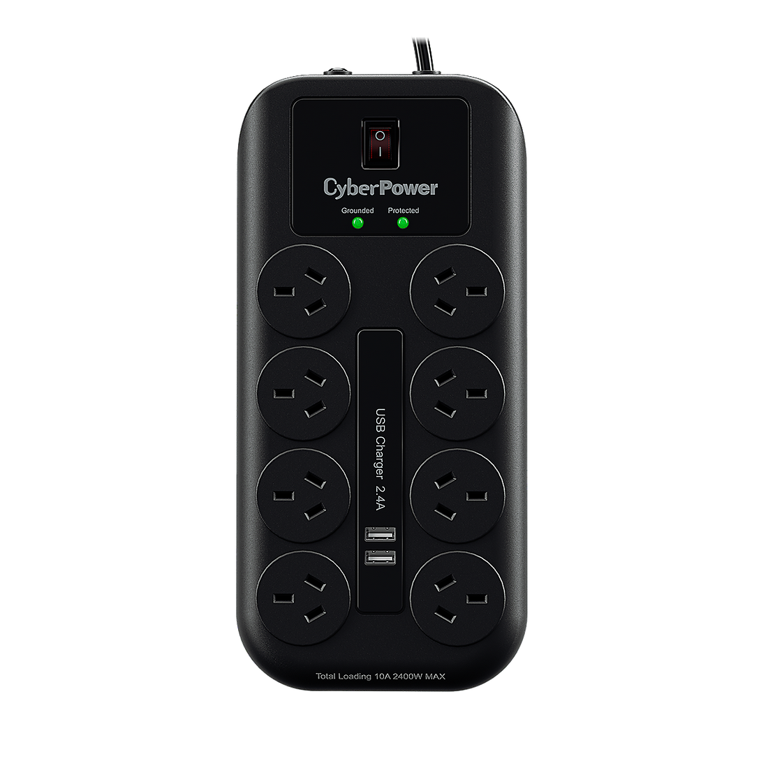 CyberPower Systems 8 Port Surge Protector Powerboard