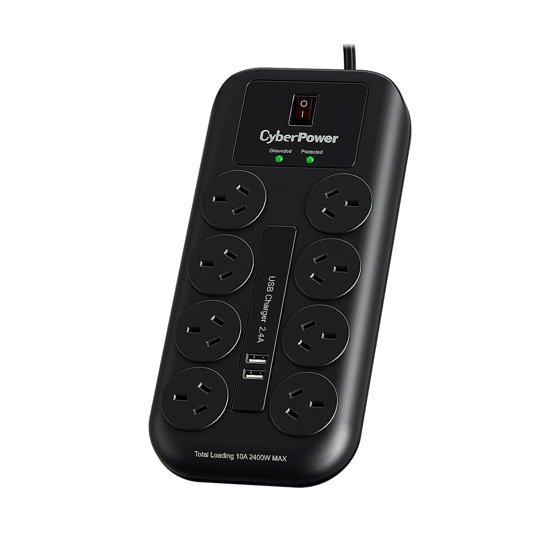 CyberPower Systems 8 Port Surge Protector Powerboard