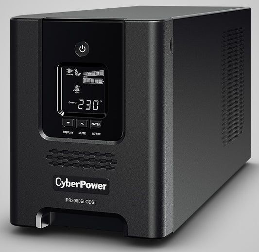 CyberPower Systems PRO Series 3000VA Tower UPS with LCD