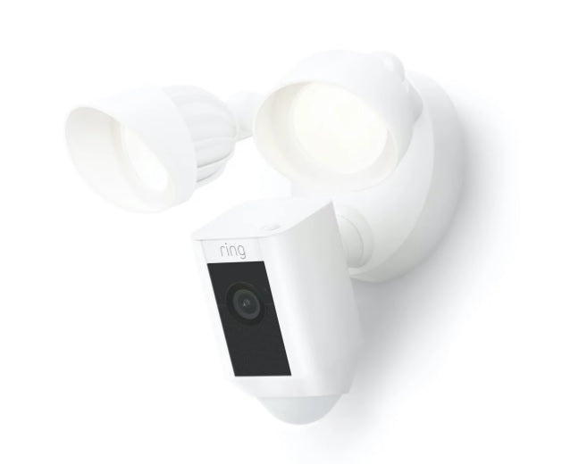 Ring Floodlight Cam Wired Plus - White